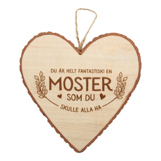 Hjärta Trä Moster