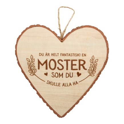 Hjärta Trä Moster