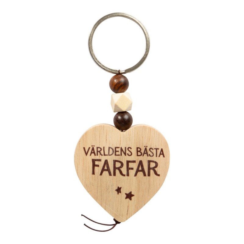 Nyckelring Världens Bästa Farfar