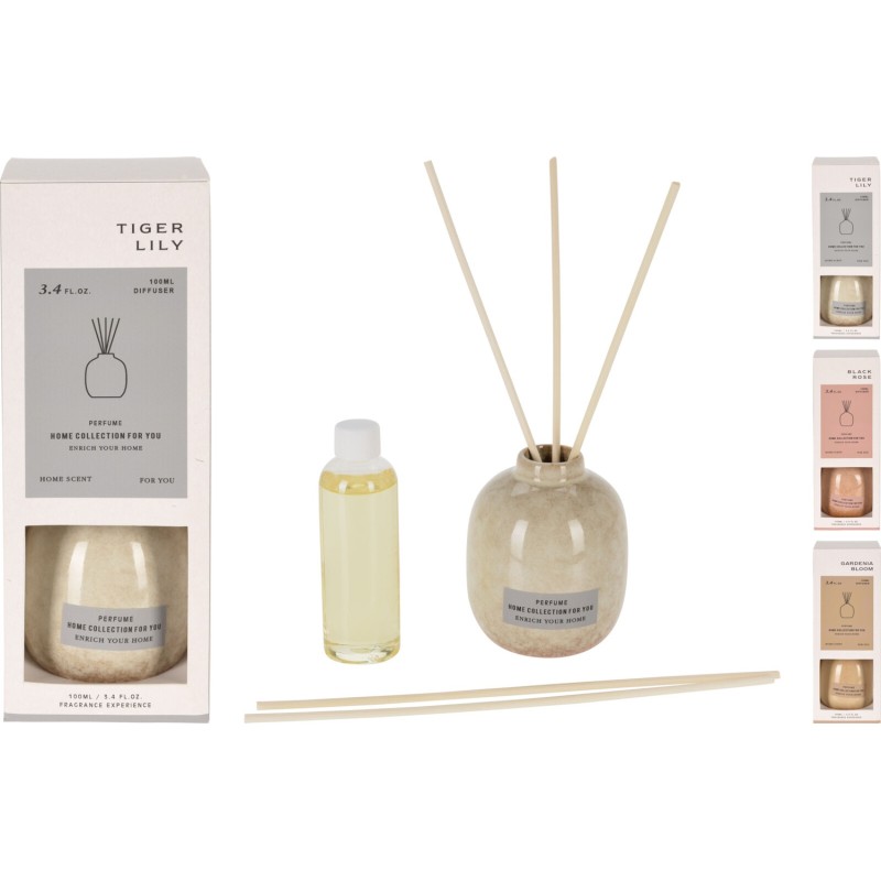 Doftpinnar Rumsdoft Beige Tiger Lily 100 ml Doftpinnar Rumsdoft Beige Tiger Lily 100 ml
