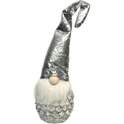Tomte Kotte Textil Silver 38 cm