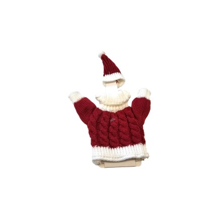 Kläder Flaska Tomte 