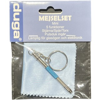 Putsduk Mejsel Set Glasögon 