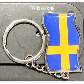 Nyckelring Flagga Sverige