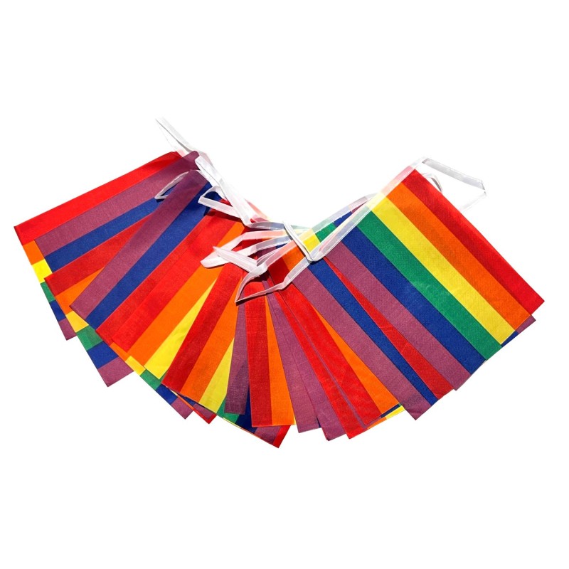 Flaggspel Regnbåge HBTQ+ 20 st