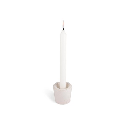Ljusstake Vit Keramik