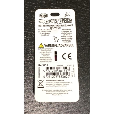 Nyckelring K Super Light Keyring
