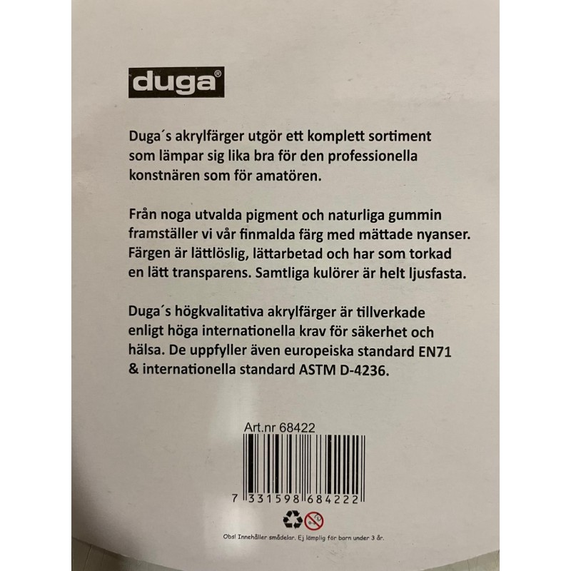 Målarset Färg Akryl 24x12 ml