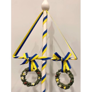 Midsommarstång Trä/poly 37 cm