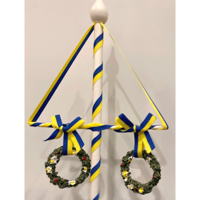Midsommarstång Trä/poly 37 cm