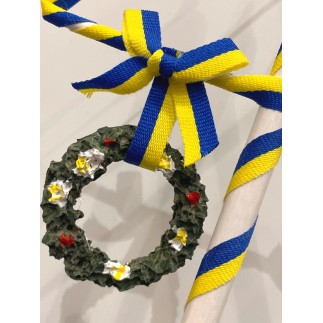 Midsommarstång Trä/poly 37 cm