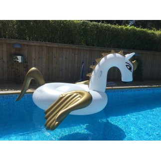 Pegasus Häst Uppblåsbar stor badmadrass Pegasus Häst Uppblåsbar stor badmadrass