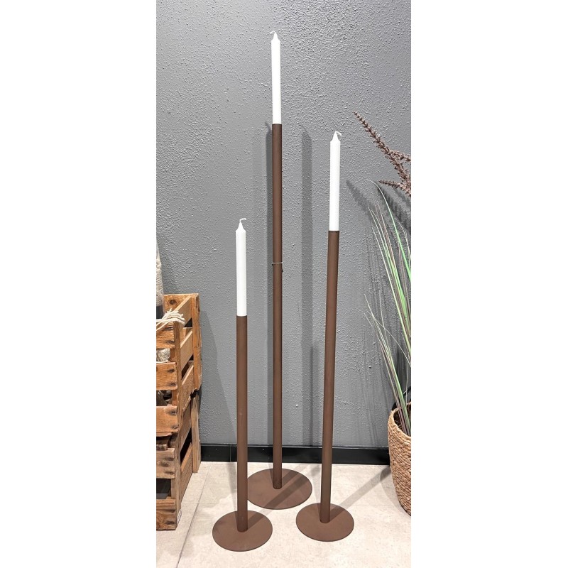 Ljusstake Golv Smide Rost 55 cm Ljusstake Golv Smide Rost 55 cm