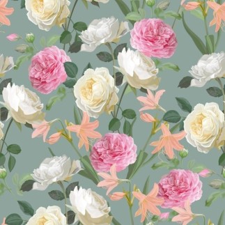 Servetter Blommor 33x33 cm 20-pack