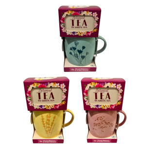 Mugg med te Botanical