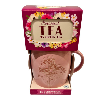 Mugg med te Botanical