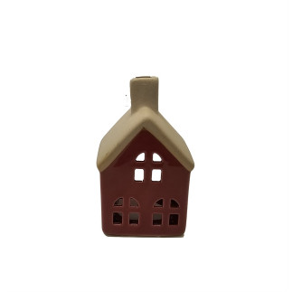 Lykta Hus Rött 11,5 cm