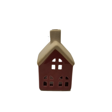Lykta Hus Rött 11,5 cm