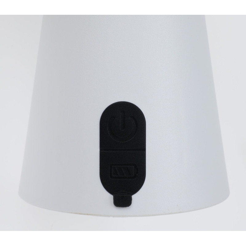 LED Lampa Uppladdningsbar Vit LED Lampa Uppladdningsbar Vit
