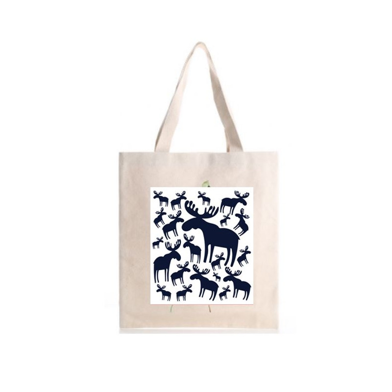 Väska Tygkasse Älg Canvas