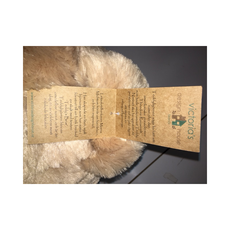 Nalle 80 cm Fredriksson Teddy STOR nallebjörn mjukisbjörn