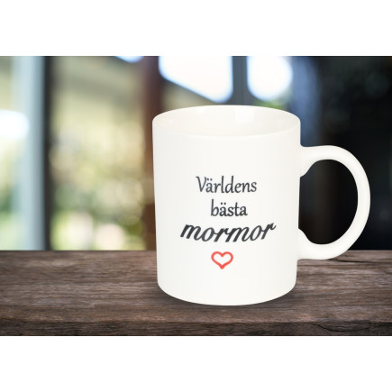 Mugg Världens bästa mormor