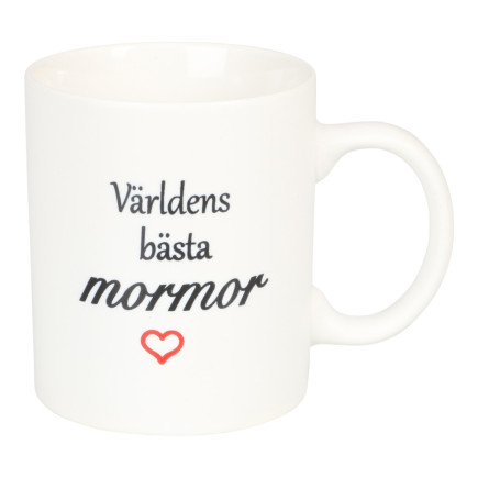 Mugg Världens bästa mormor