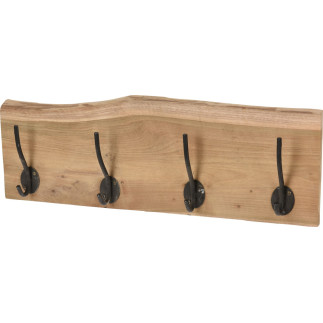 Krok Hängare Trä 4 krokar 50 cm