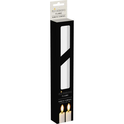 Ljus 2-pack LED Vita 25 cm