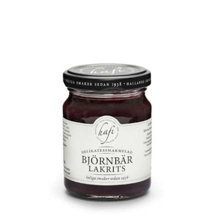 Marmelad Björnbär/Lakrits 140g