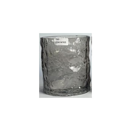 Ljushållare Taupe Glas 10 cm
