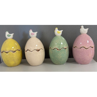 Påskägg Godisskål Grön Porslin 14 cm