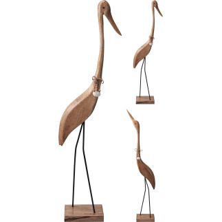 Fågel Dekoration Trä 67 cm
