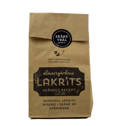 Lakrits Skånevrål Vegan 150g