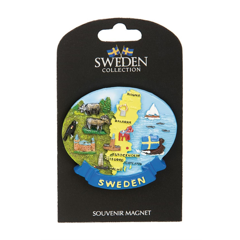 Magnet Karta Sweden