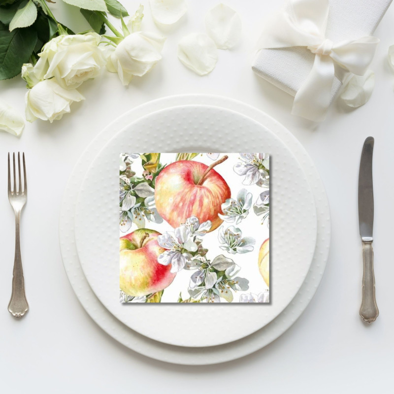 Servetter Äppelblossom 33x33 cm 20-pack Servetter Äppelblossom 33x33 cm 20-pack