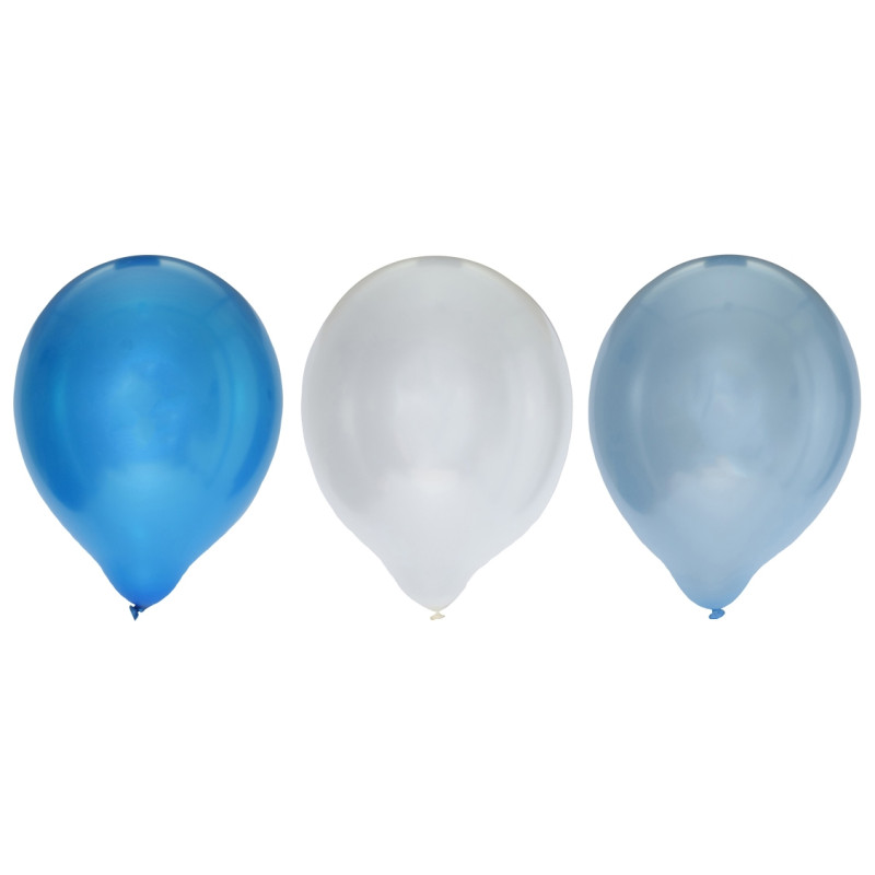 Ballong Metallic Blå 8-pack Latex Ballong Metallic Blå 8-pack Latex