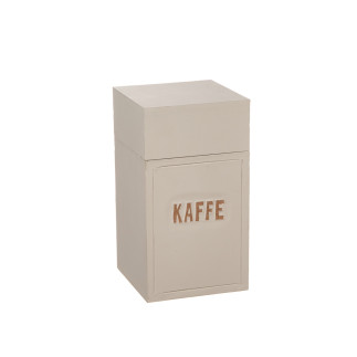 Kaffeburk Sandfärgad Trä 18 cm
