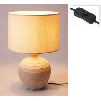 Bordslampa Lampa Beige Keramik 47 cm